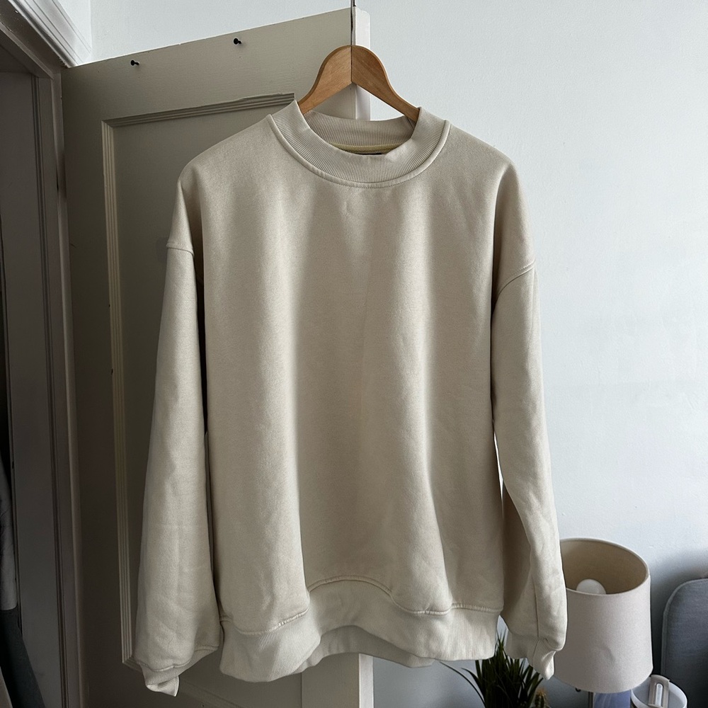 HOURS Bone Crewneck XL